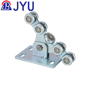 Rouleaux de <span class=keywords><strong>porte</strong></span> et de fenêtre d'installation de vis de chariot de <span class=keywords><strong>porte</strong></span> coulissante industrielle en acier de conception en <span class=keywords><strong>porte</strong></span>-à-faux moderne résistante - Product Image 3