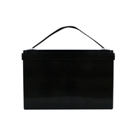 Paquete de Baterías de Litio LiFePO4 de 12.8V 100Ah, Impermeable, con Más de 6000 Ciclos, Portátil, para Yate, Vehículo Todoterreno, Energía Solar