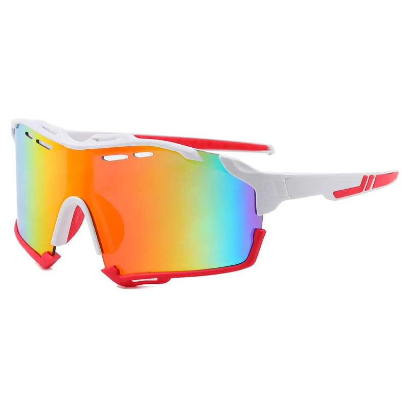 Hochwertige sportliche Sport-Sonnenbrille Herren Damen Sportbrille Outdoor-Radbrille Fahrradbrille Rennbrille Lauf-Reiten-Brille