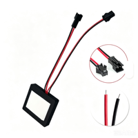 Módulo de Interruptor Táctil con Sensor de Intensidad y Cable Conector Macho-Hembra para Tira de Luz LED de Espejo de Baño