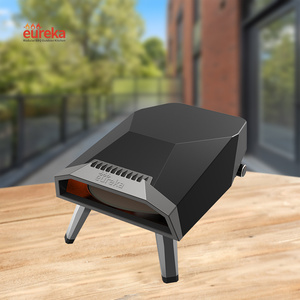 <span class=keywords><strong>Four</strong></span> à pizza extérieur rotatif en acier inoxydable de 12 pouces Eureka feu au <span class=keywords><strong>gaz</strong></span> propane avec pierre autoportant pour usage domestique hôtel voiture - Product Image 1