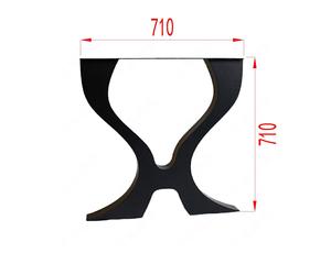 Wf kim loại đồ nội thất chân metalbig bàn chân tối giản bàn Bàn chân gang ăn cà phê khách sạn Trung Quốc Trung tâm bảng cơ sở - Product Image 1