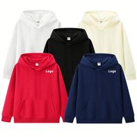 Sweat-shirts à capuche pour bébés en polaire polyester avec logo imprimé personnalisé, brodés, vierges pour sublimation, pour enfants garçons et filles