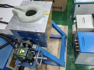 Lò cảm ứng nấu chảy vàng bạc nhỏ 10kg bán chạy, thiết bị chế tác đồ trang sức với động cơ và máy phát điện - Product Image 3