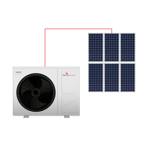 ปั๊มความร้อนพลังงานแสงอาทิตย์แบบโฟโตโวลตาอิก R32 8KW 11kw 16kw 20kw สำหรับทำความร้อนและความเย็น ขายดี - Product Image 6