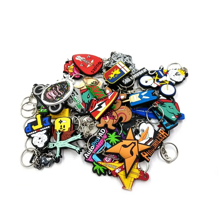 Wholesale Personalized Rubber ATV Cute 3d Custom Soft PVC keychain For Business