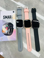 Smartwatch HK80 con Schermo AMOLED HD da 1,95 Pollici, IP68, in Silicone, Sveglia, Chiamate BT, Monitoraggio Pressione Sanguigna, Ossigeno nel Sangue e Salute