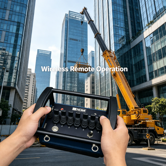 Wireless Hydraulic Joystick Remote Control for Mobile Crane Portable Flexible Operation Proportional Joystick