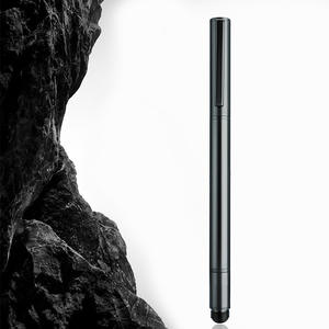 Neu Ankommen Benutzer definiertes Logo <span class=keywords><strong>2</strong></span>-in-1 Metall Signatur stift 0,5mm Pistole Grau Ewiger Bleistift Neutraler Stift Gel stift - Product Image 6