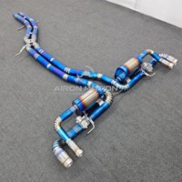 Système d'échappement Catback en titane pur de grade 2 pour Bentley Bentayga 4.0 V8 / 6.0 W12, compatible avec le contrôle de soupape d'origine OEM