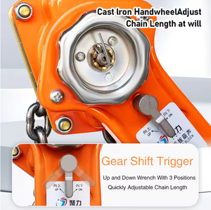 Palans à levier 0,75t 1t 2t 3t, palan à levier, palan manuel, tendeur de chaîne - Product Image 3