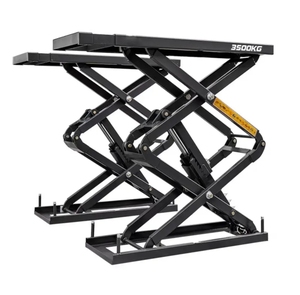 Actuación de accionamiento hidráulico de elevación de tijera automática eléctrica de 3500Kg para automóviles Material de aluminio - Product Image 4