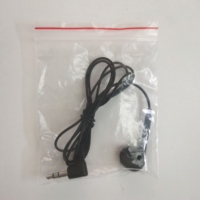 Écouteurs jetables intra-auriculaires Écouteurs mono personnalisés pour compagnies aériennes Écouteurs à usage unique filaires Écouteurs d'usine de 3.5mm en vrac