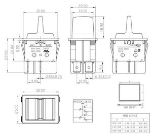 เครื่องปั่นสีดำรุ่น Light Country 250V 16A สวิตช์เปิดปิดชั่วคราวสำหรับ <span class=keywords><strong>Blendtec</strong></span> - Product Image 2