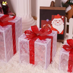 TGYW Nouveau Coffret Cadeau de Noël Ensemble de Trois Pièces Guirlandes Lumineuses LED avec Télécommande Indice de Protection IP42 Lumières Décoratives Colorées - Product Image 1