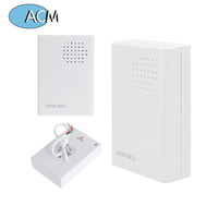 Dingdong-sistema de Control de acceso, timbre de puerta con cable de bienvenida, DC 12V, color blanco, para la Oficina y el hogar