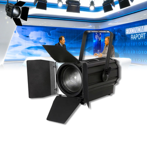 Projecteur <span class=keywords><strong>Fresnel</strong></span> LED COB 350W à Zoom, Blanc Chaud CCT 3200K-5600K, DMX512 4 Canaux Ra90, Éclairage Scène Théâtre TV, Prix Usine - Product Image 1