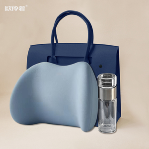 Regali promozionali aziendali, cuscino lombare, tazza in vetro, borsa in feltro, set pratico per l'ufficio, regali per dipendenti e clienti, logo personalizzato per aziende - Product Image 1