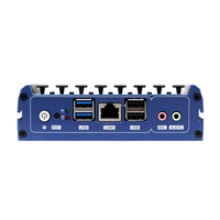 Nano PC Linux fansız gömülü endüstriyel Mini PC apollo göl CPU N4200 J3455 2 * LANs 4 * USB