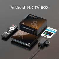 H96 Max M9S AI Smart TV Box Rockchip RK3576 8 Núcleos 8K 30fps WiFi6 BT5.4 HD2.1 4GB/32GB Android 14 NPU 6TOPS