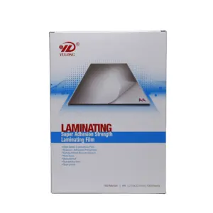 Feuille plastique transparente plastifiante EVA, livraison gratuite, Super adhésive, en PET, YULONG