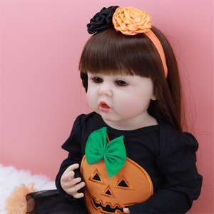 Poupées bébé garçon 22 pouces, corps complet en Silicone, super cadeau d'anniversaire <span class=keywords><strong>qui</strong></span> <span class=keywords><strong>ressemble</strong></span> à de vrais bébés - Product Image 5