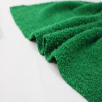 Tissu tricoté à boucle tissé en polyester Mohair de laine personnalisable de haute qualité noir foncé en stock pour manteau de cachemire de luxe
