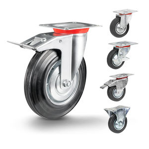 Großhandel schwere drehbare industrielle Lenk rollen Massiv stahl halterung Vintage Farm house <span class=keywords><strong>Industrial</strong></span> <span class=keywords><strong>Caster</strong></span> Zhongshan - Product Image 1