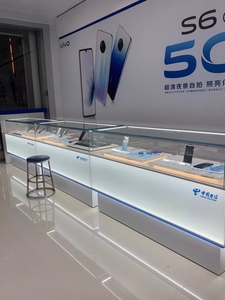 Mostrador de Exhibición para Nombres de Tiendas de Marca, Vitrina de Madera para Accesorios de Telefonía Móvil, Vitrina de Vidrio - Product Image 6