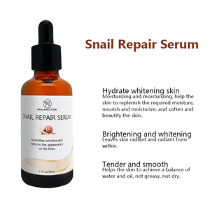 Suero blanqueador para la piel, suero blanqueador para el cuidado de la piel, suero de Caracol blanqueador antiedad, marca privada, venta al por mayor - Product Image 2