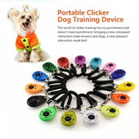 Clicker d'entraînement pour chien réutilisable de haute qualité, ABS, peut former plusieurs comportements, entraîneur de chien portable