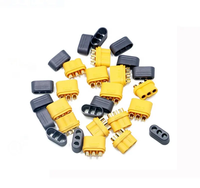 Conector de Alimentación Original Amass Serie MR60, Macho y Hembra, MR60-M, MR60-F, MR60PB-M, MR60PW-F para Batería Lipo RC, Dron FPV