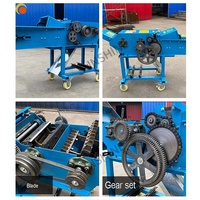 Mesin Pemotong Rumput Horizontal Listrik Diesel Baru untuk Produksi Pakan Ternak Kapasitas 5 Ton/Jam Bahan Besi Cor Paduan