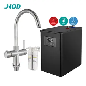 Electric Heating Hot Water Dispenser Stainless Steel 4 In 1 Instant Kitchen Boil Faucet Child Safety Lock Water Boiling Machine