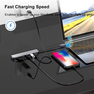 4k 7 trong 1 <span class=keywords><strong>USB</strong></span> C để HDMI HUB và PD sạc và đầu đọc thẻ cho MacBook Pro , Samsung Galaxy loạt vv - Product Image 3