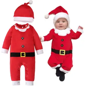 Оптовые продажи костюм для маленьких мальчиков в возрасте от 0 до 6 месяцев-Лидер продаж, Рождественский наряд для малышей, младенцев, младенцев, 5 месяцев