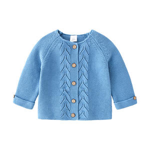 Peuter Meisjes Gebreide Vest Lange Mouwen Ronde Hals Trui Jas Kinderen Trui - Product Image 2