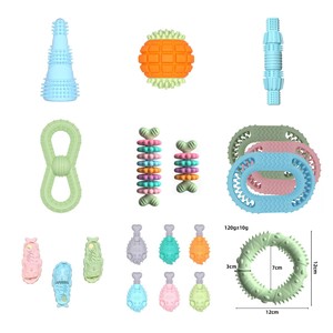 <b>Smart</b> Interactive Nature Rubber Squeaky <b>Ball</b> Nontoxic Puppy Dog Molar Tooth Chew Toy Daily Use Slow Feeder Dog Toys Accessories - Product Image 6