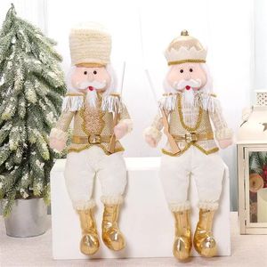 Whimsical Holiday <b>Nutcracker</b> Ornament Cute Sitting Figurine Fireplace Mantel <b>Decor</b> - Product Image 2
