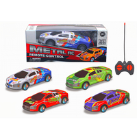 MILI 1:24 Voiture télécommandée en alliage Voiture télécommandée en métal à coque de fer 27MHz avec lumière à quatre voies Catégorie de produit Voitures RC