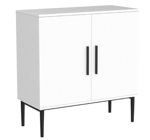 Bán Chạy Nhất Hiện Đại Rắn Sồi Thân Thiện Với Môi Không Thấm Nước Lưu Trữ Tủ Hai Cửa Công Suất Lớn Đơn Giản Thanh Lịch Màu Trắng Thiết Kế Miễn Phí - Product Image 4