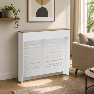 Copritermosifone <span class=keywords><strong>in</strong></span> <span class=keywords><strong>Legno</strong></span> con Cassetto Nascosto e Armadietto Contenitore per Soggiorno - Product Image 5