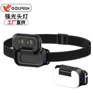 Headlamp <b>Rechargeable</b> <b>Led</b> <b>Light</b> Waterproof Dimmable For Fishing Outdoor Use - Product Image 5