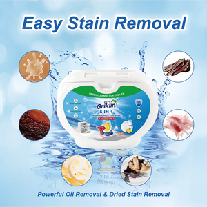 Griklin doppio strato per lavastoviglie baccelli per lavastoviglie e liquido per la pulizia di grasso forte polvere per la pulizia di polvere 16g - Product Image 4