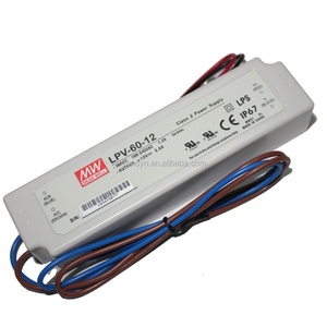 Meanwell LPV-60-12จ่ายไฟ LED 12V 60W CE ROHS, เอาต์พุตเดียวแรงดันไฟฟ้าคงที่กันน้ำ - Product Image 3