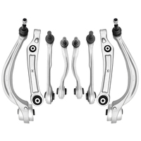 Kit de suspension d'essieu avant durable avec biellettes de stabilisation, biellettes de direction et bras de commande supérieur et inférieur pour Audi Q7, Cayenne, Touareg 2015-