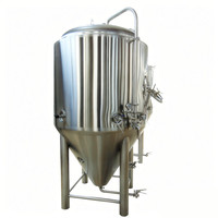 Cuve de fermentation 15HL 1500L en acier inoxydable 316L, volume personnalisable, pour brasserie commerciale