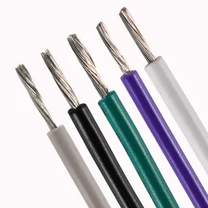 Cable de cobre estañado de PVC, 300V, 18AWG, 16 AWG, 12 AWG, UL1015