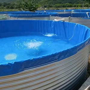 Su ürünleri gölet 10000 Litre dairesel yayın balığı Tilapia karides yetiştiricilik gölet tankları balık karides yetiştiriciliği için - Product Image 3