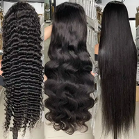 Perruque vietnamienne brute cheveux humains vague de corps dentelle frontale perruques cheveux humains vente en gros sans colle HD dentelle frontale perruques pour les femmes noires
